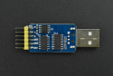 USB to Serial Converter, 6-in-1, 3.3V/5V, USB-TTL/232/485