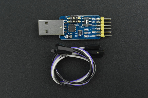 USB to Serial Converter, 6-in-1, 3.3V/5V, USB-TTL/232/485