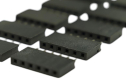 6-pin, 10 stk, 0.1" afstand