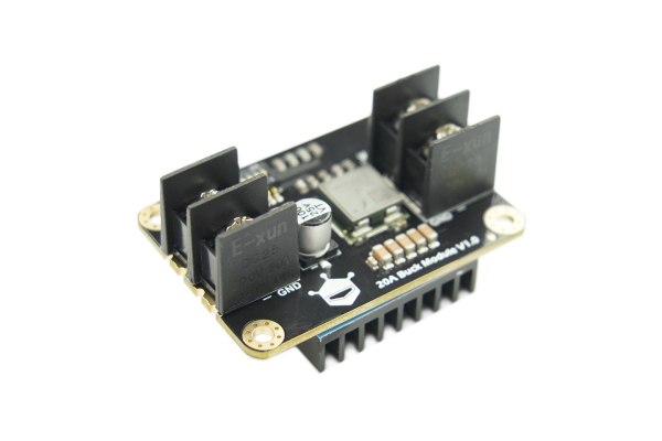 DC-DC Buck Converter 60W, 0.6-5.1V, 18A, Short-Circuit Prot.