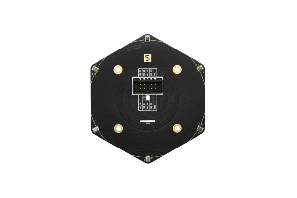 6+1 mikrofon-array, I2S, 12 RGB-LED
