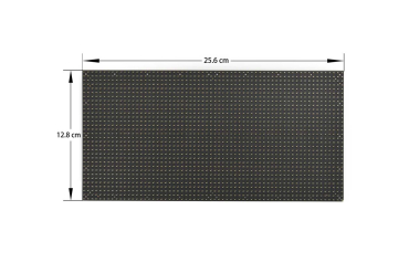 Flexible RGB LED Matrix, 64x32, 4mm Pitch, 256x128mm, 5V, 18W