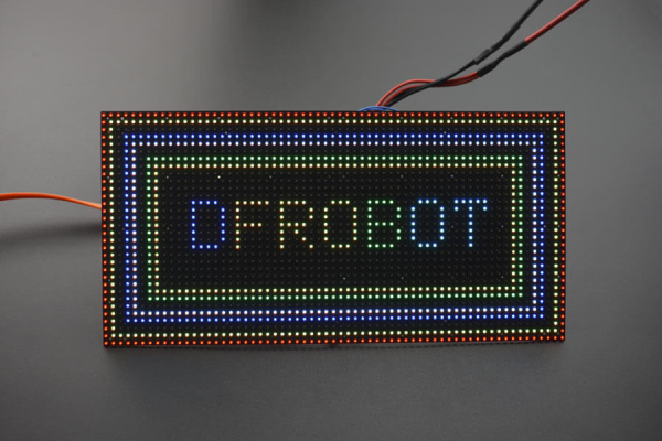 LED-matrix til statusvisning i projekter