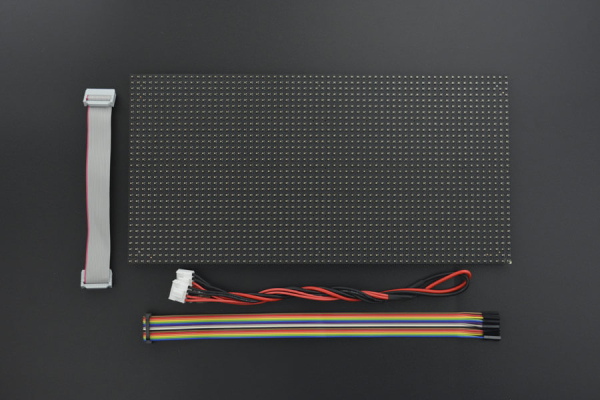 Flexible RGB LED Matrix 64x32 - 5mm Pitch, 12W, 160° View, 320x160mm