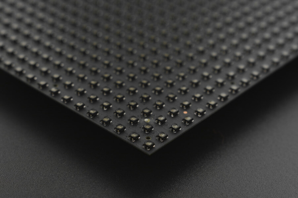 Flexible RGB LED Matrix 64x32 - 5mm Pitch, 12W, 160° View, 320x160mm