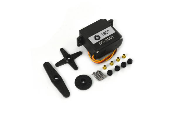 Clutch Servo 6Kg 180° m/Elektronisk Beskyttelse, 4.8-6V, 360° Rotation