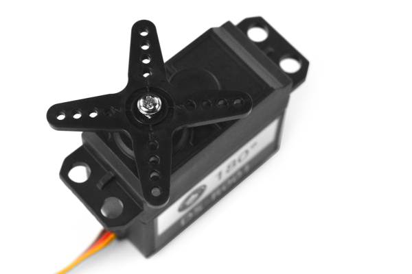 Clutch Servo 6Kg 180° m/Elektronisk Beskyttelse, 4.8-6V, 360° Rotation