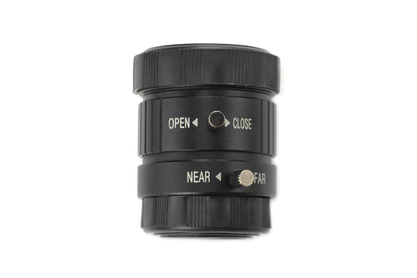 Industrial Wide Angle Lens, 6mm, 3MP, Adjustable Focus, CCTV, Covers