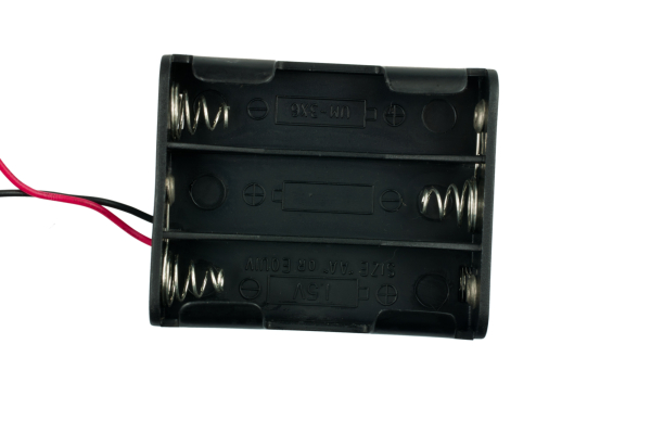 Battery Holder 6xAA Double Layer, 7.2V/9V, 6" Red & Black Wires