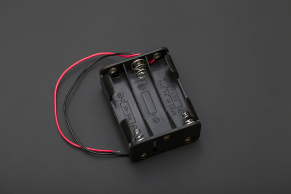 Battery Holder 6xAA Double Layer, 7.2V/9V, 6" Red & Black Wires
