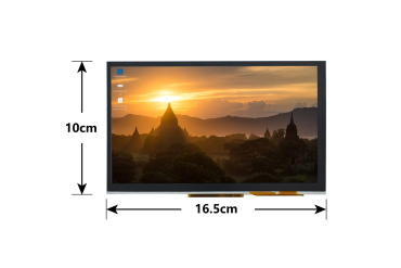 TFT DSI Capacitive Touchscreen, 7” 800x480, Compatible with Raspberry Pi 4B, 3B+, 3B