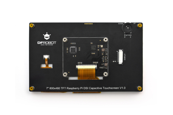 7 tommer DSI kapacitiv touchskærm 800x480