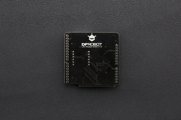 7 Segment LED Keypad Shield, 4 Digit, 5 Buttons, I2C, 5V