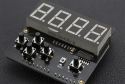 7 Segment LED Keypad Shield, 4 Digit, 5 Buttons, I2C, 5V