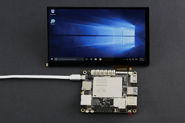 7" IPS Display, 1024x600, LattePanda V1 Compatible