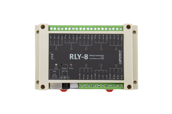 Ethernet Relay Controller, 8 Channel, Support PoE and USB