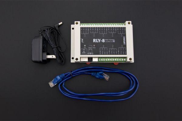 Ethernet Relay Controller, 8 Channel, Support PoE and USB