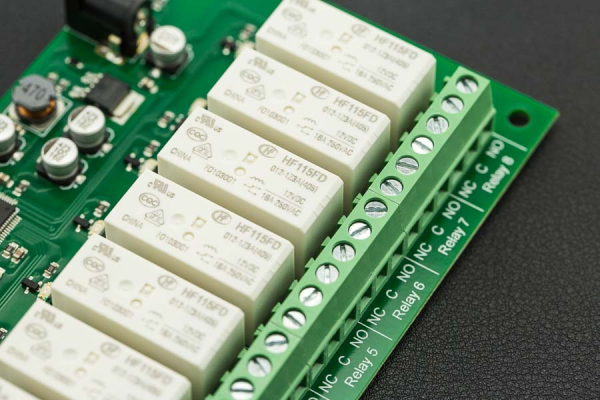 8 Channel Relay Module RJ45-RLY16, 16A Ethernet Controlled