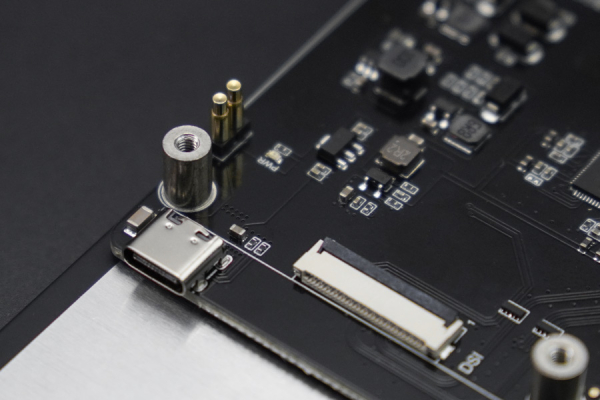 8.8" IPS Bar Touch Display, 480×1920, Compatible with Raspberry Pi 4B, 3B+, 3B