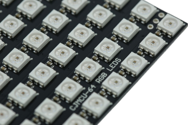 RGB LED Matrix 8x8, WS2812, Full Color, Cascade Control