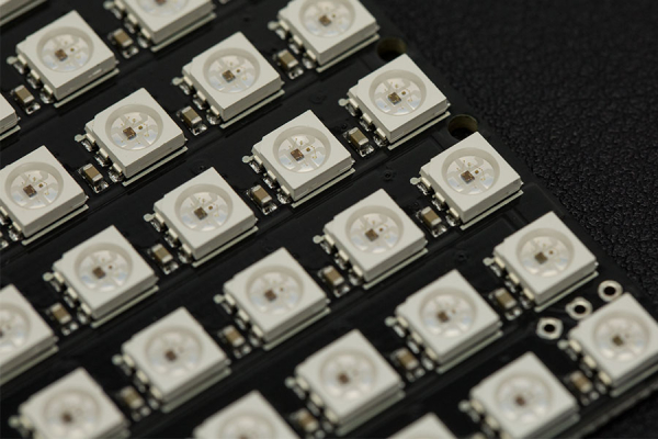 RGB LED Matrix 8x8, WS2812, Full Color, Cascade Control