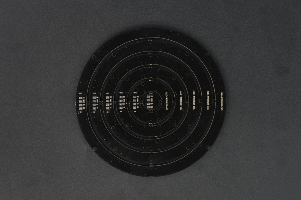 93 LEDs WS2812B RGB 6 Ring Lamp, Cuttable, Cascade Control