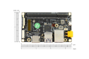 Jetson Nano / Xavier NX Carrier Board A203, Support WiFi, Bluetooth, SSD