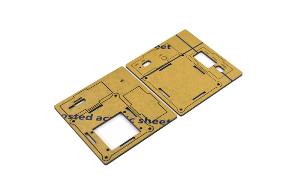 Acrylic Case med Heatsink til Raspberry Pi CM4 IoT Router Carrier Board Mini.