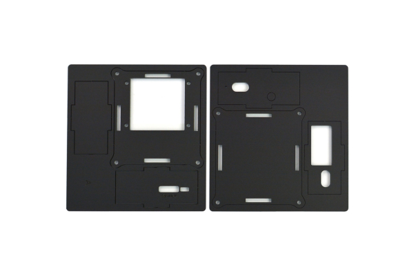 Acrylic Case med Heatsink til Raspberry Pi CM4 IoT Router Carrier Board Mini.