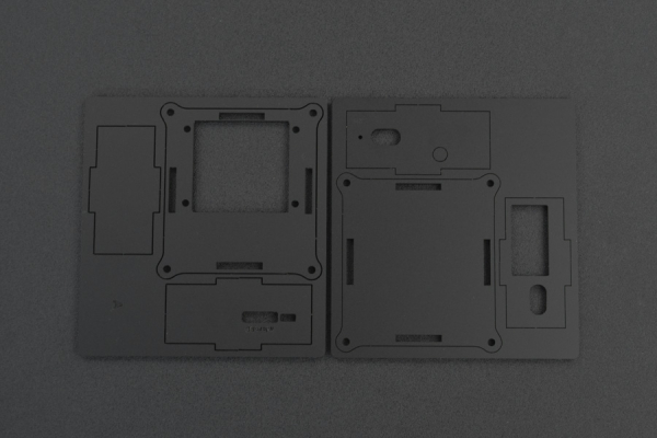 Acrylic Case med Heatsink til Raspberry Pi CM4 IoT Router Carrier Board Mini.