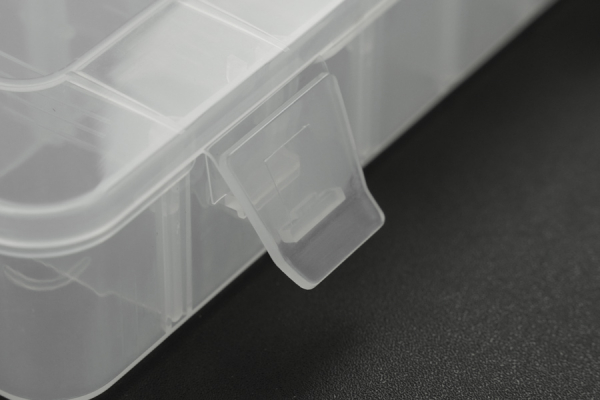 Parts Box - 24 Compartments, Durable Plastic, Translucent