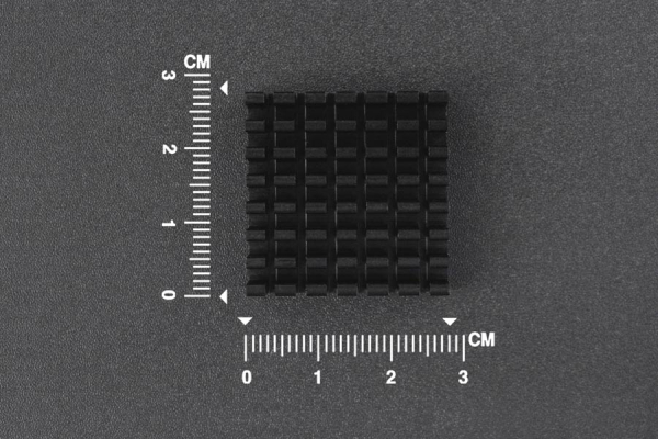 Heat Sink AL, 28*28*11mm, 3M Adhesive, Aluminum, Silvery