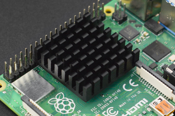 Heat Sink AL, 28*28*11mm, 3M Adhesive, Aluminum, Silvery