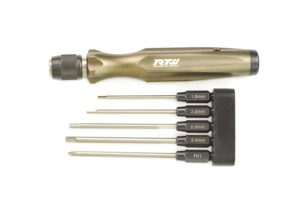 Hex Driver Set HOT00002, 5pc, HSS Steel, CNC Handle