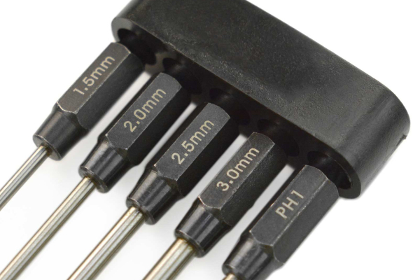 Hex Driver Set HOT00002, 5pc, HSS Steel, CNC Handle