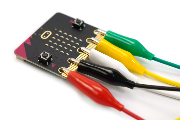 Alligator Clip Test Cables, 10 PCS, 22 Gauge, 30cm, Multi-Color