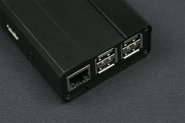 Aluminum Alloy Metal Case, Raspberry Pi B+/2B/3B, Durable, Wall-Mountable