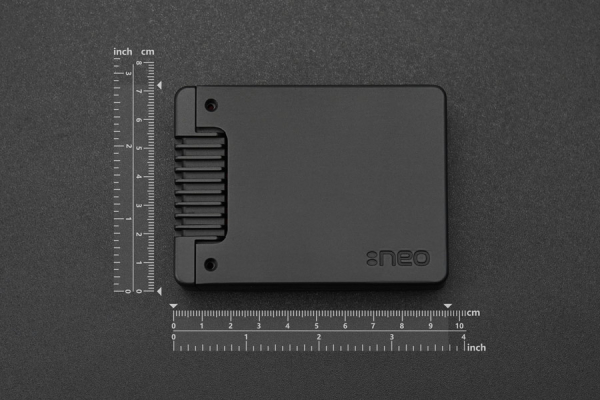 Aluminum Case NEO 5 BRED with Built-in Cooling Fan, Compatible with Raspberry Pi 5