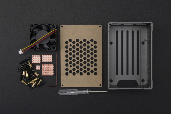 Aluminum Case, Raspberry Pi 5 Single Board Computer