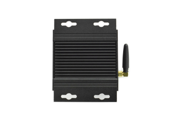 Aluminum Heatsink Case V1, All-Metal, Passive, Ext. Antenna, Wall-Mount