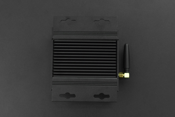 Aluminum Heatsink Case V1, All-Metal, Passive, Ext. Antenna, Wall-Mount