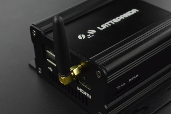 Aluminum Heatsink Case V1, All-Metal, Passive, Ext. Antenna, Wall-Mount