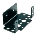 Servo Bracket, Aluminum Multi-Purpose, Black Anodized, Pan/Tilt