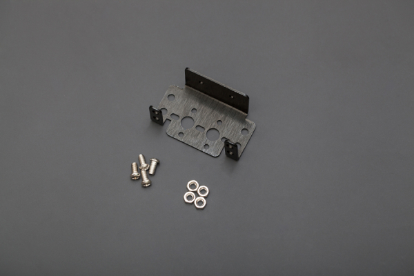 Servo Bracket, Aluminum Multi-Purpose, Black Anodized, Pan/Tilt