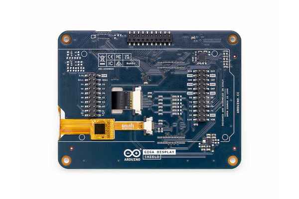 Arduino GIGA Display Shield, 3.97" TFT, 6-axis IMU, Mic
