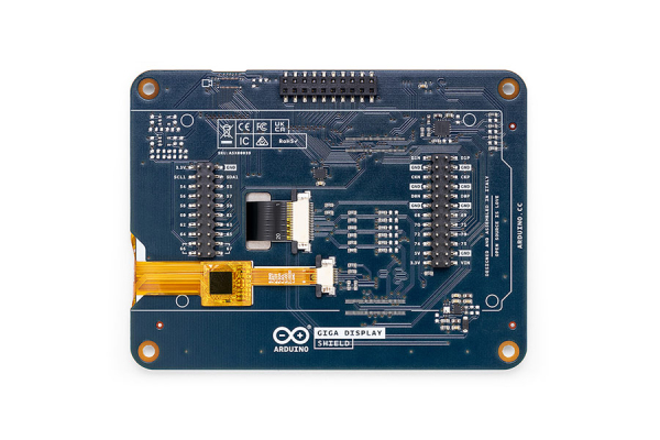 Arduino GIGA Display Shield, 3.97" TFT, 6-axis IMU, Mic