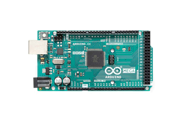 Arduino Mega 2560 Rev3, ATmega2560, 54 I/O, 16 Analog, 4 UARTs