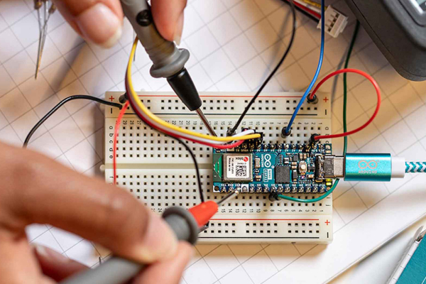 Arduino Nano ESP32 with headers, Wi-Fi, BT, MicroPython, USB-C