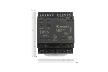Arduino Opta RS485 Micro PLC, Ethernet and USB-C ports, RS485