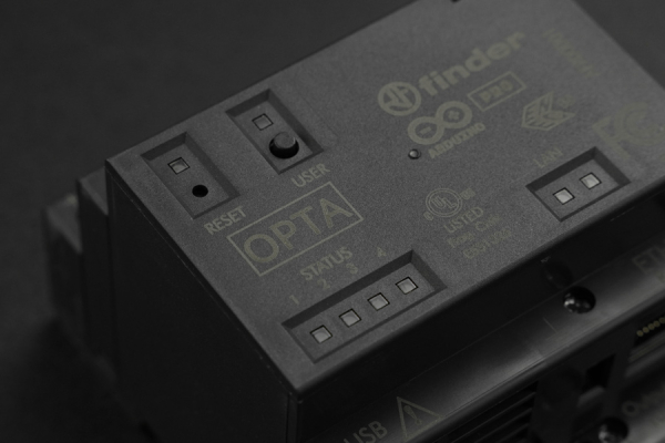 Arduino Opta RS485 Micro PLC, Ethernet and USB-C ports, RS485